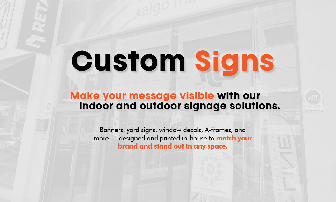 Custom Signs and Signage in Boston
