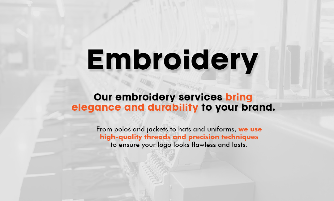 Professional Embroidery Services in Boston