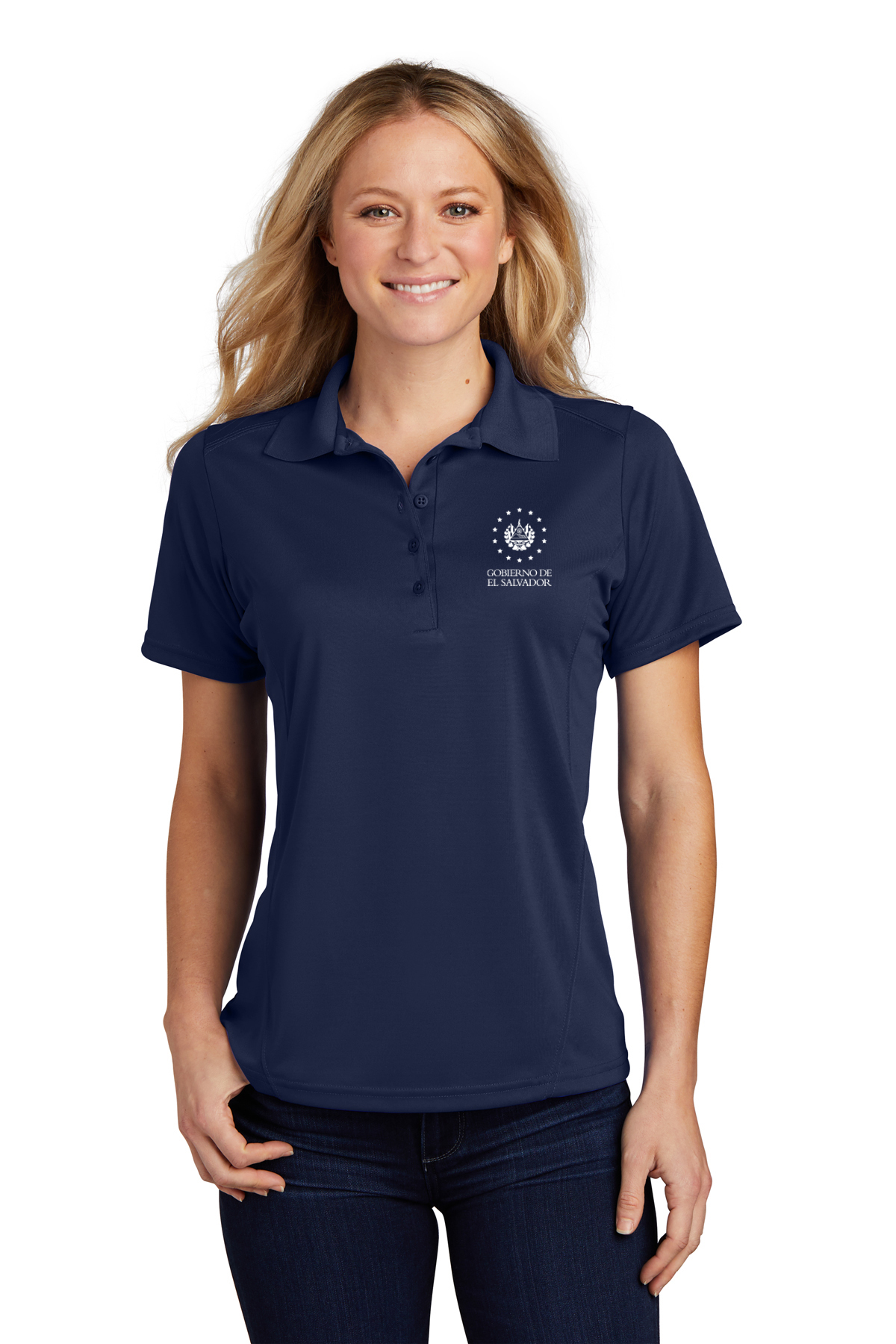 Consulado de El Salvador Ladies Dry Zone® Raglan Accent Polo