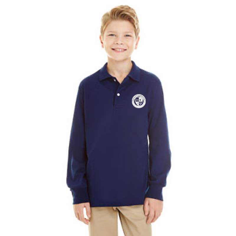 Youth Long Sleeve Jersey Polo