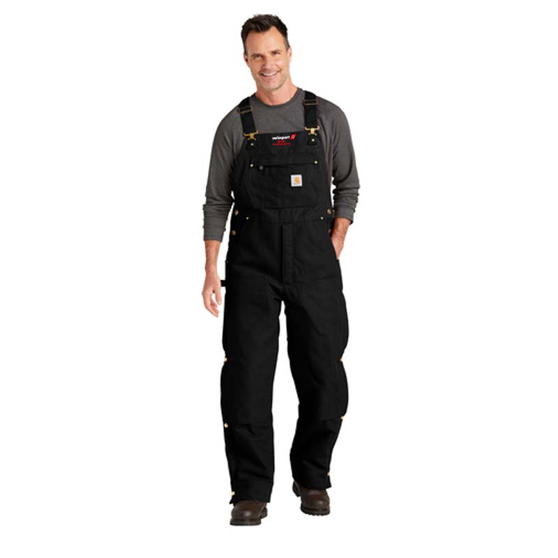 CarharttÂ® Firm Duck Insulated Bib Overalls - Swissport