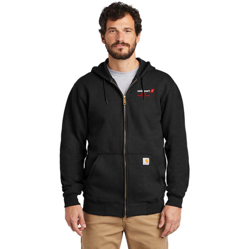 Carhartt ® Midweight Hooded Zip-Front Sweatshirt - Swissport