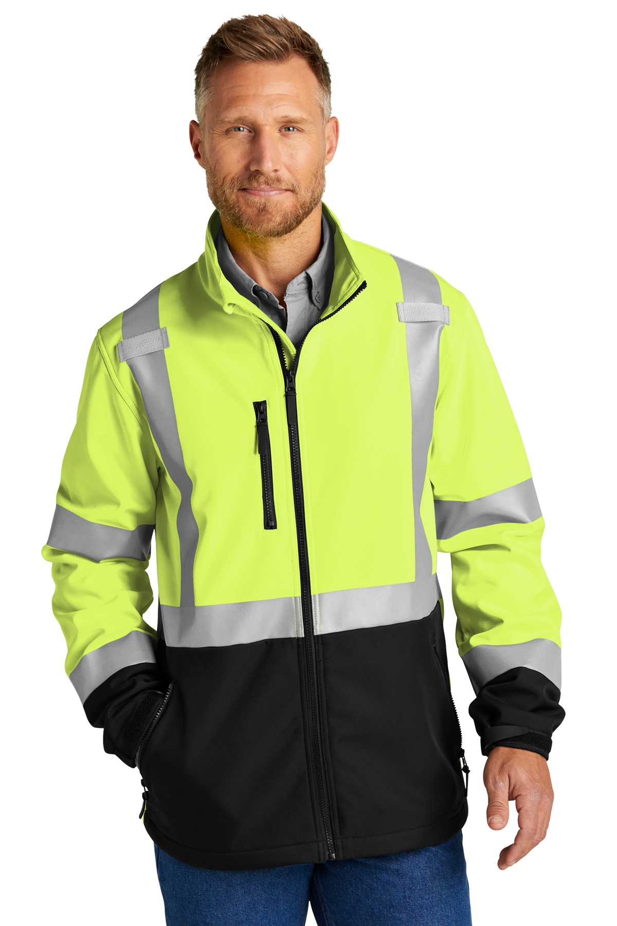 CornerStoneÂ® ANSI 107 Class 3 Soft Shell Jacket