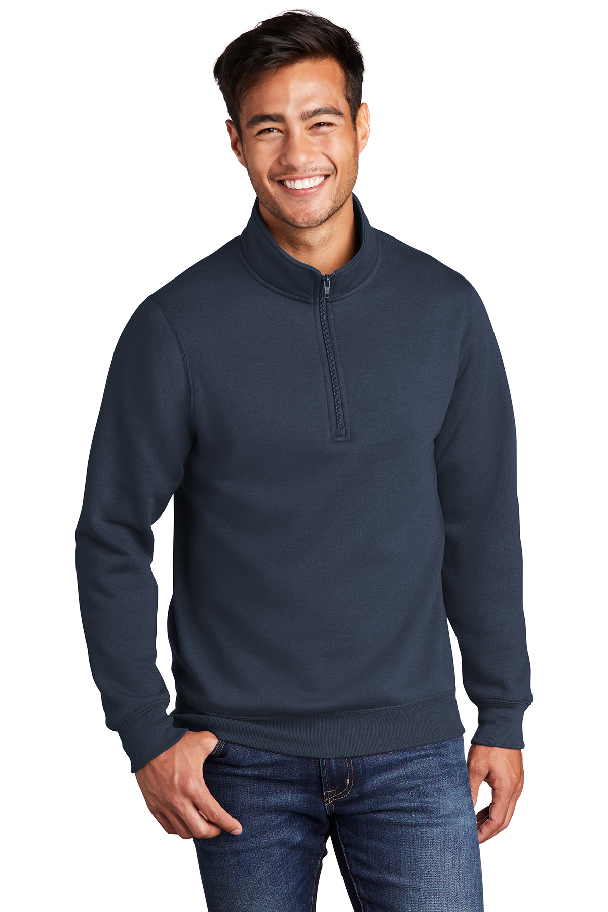 Condon Huskies School Adult Core Fleece 1/4-Zip Pullover Sweatshirt