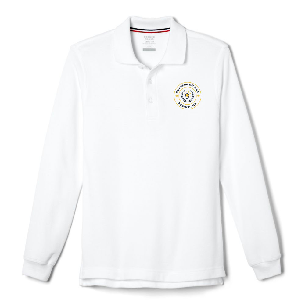 Nathan Hale School (Roxbury) Adult Long Sleeve Polo