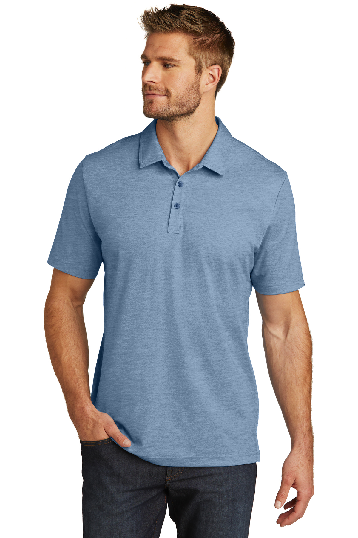 TravisMathew Oceanside Heather Polo