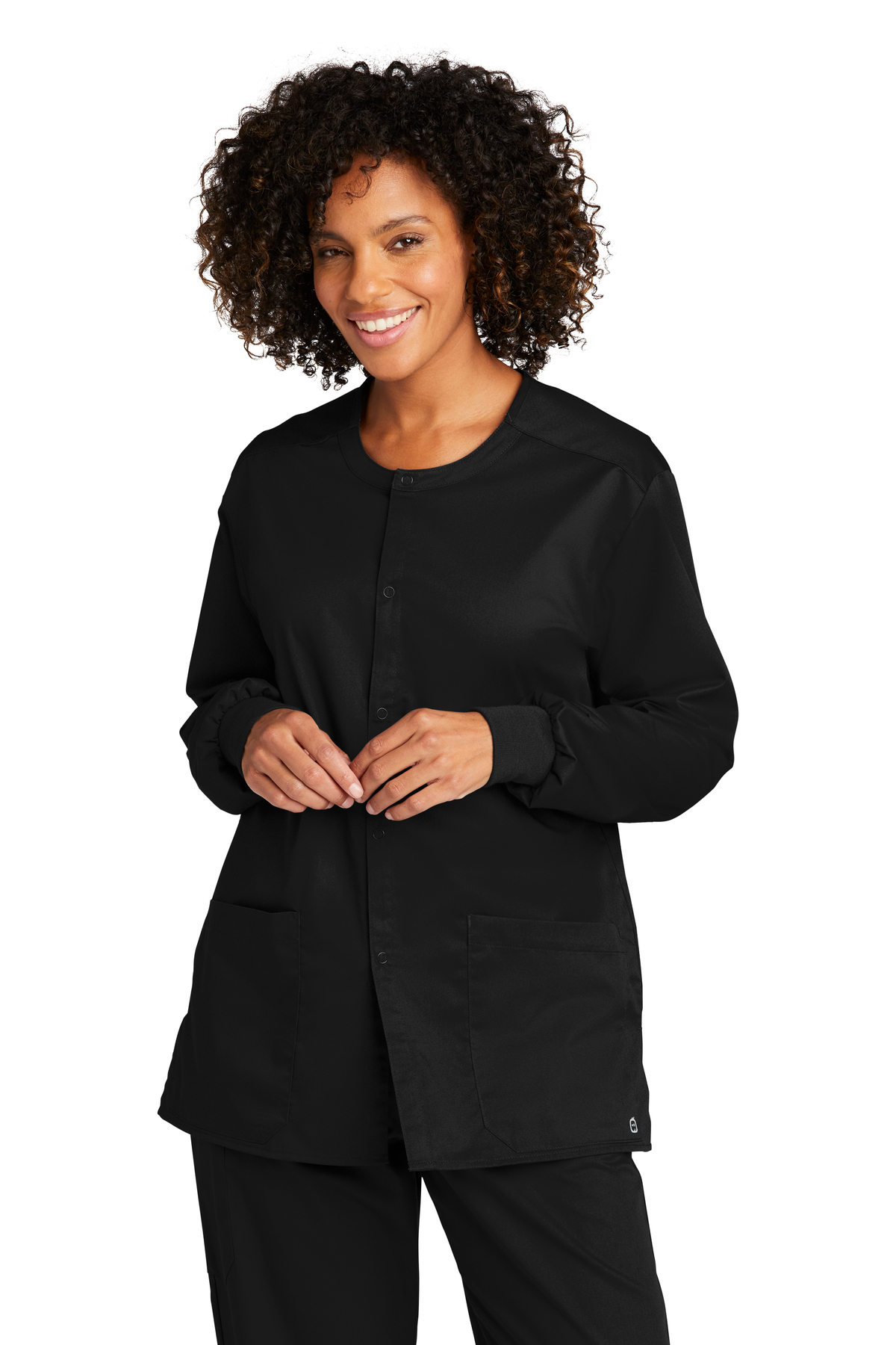 WonderWinkÂ® Unisex WorkFlexâ„¢ Snap-Front Scrub Jacket