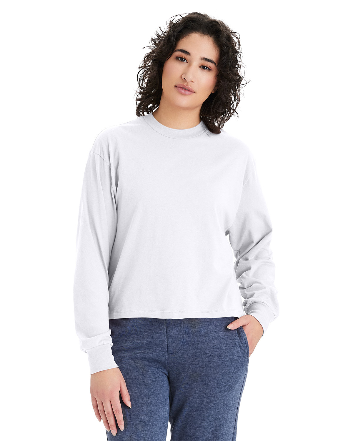 [AB] Alternative Ladies' Main Stage Long-Sleeve Cropped T-Shirt