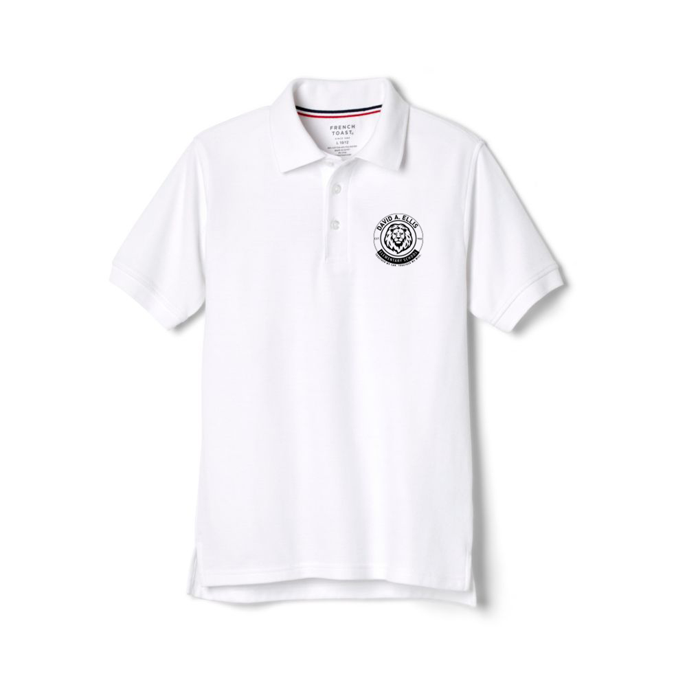 David A. Ellis School  Adult Short Sleeve Polo