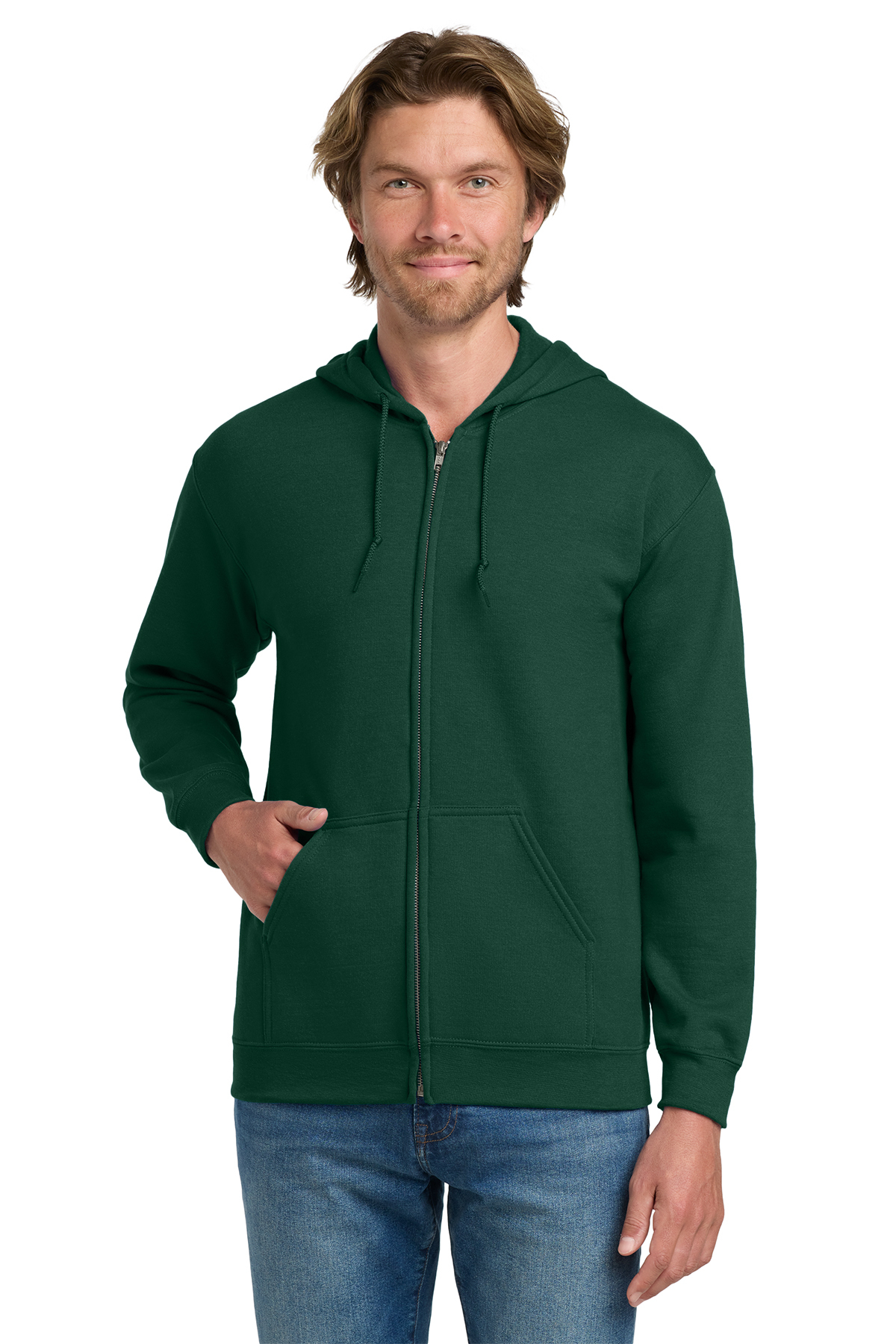 Garfield Middle School Adult Heavy Blend™ Full-Zip Hooded Sweatshirt