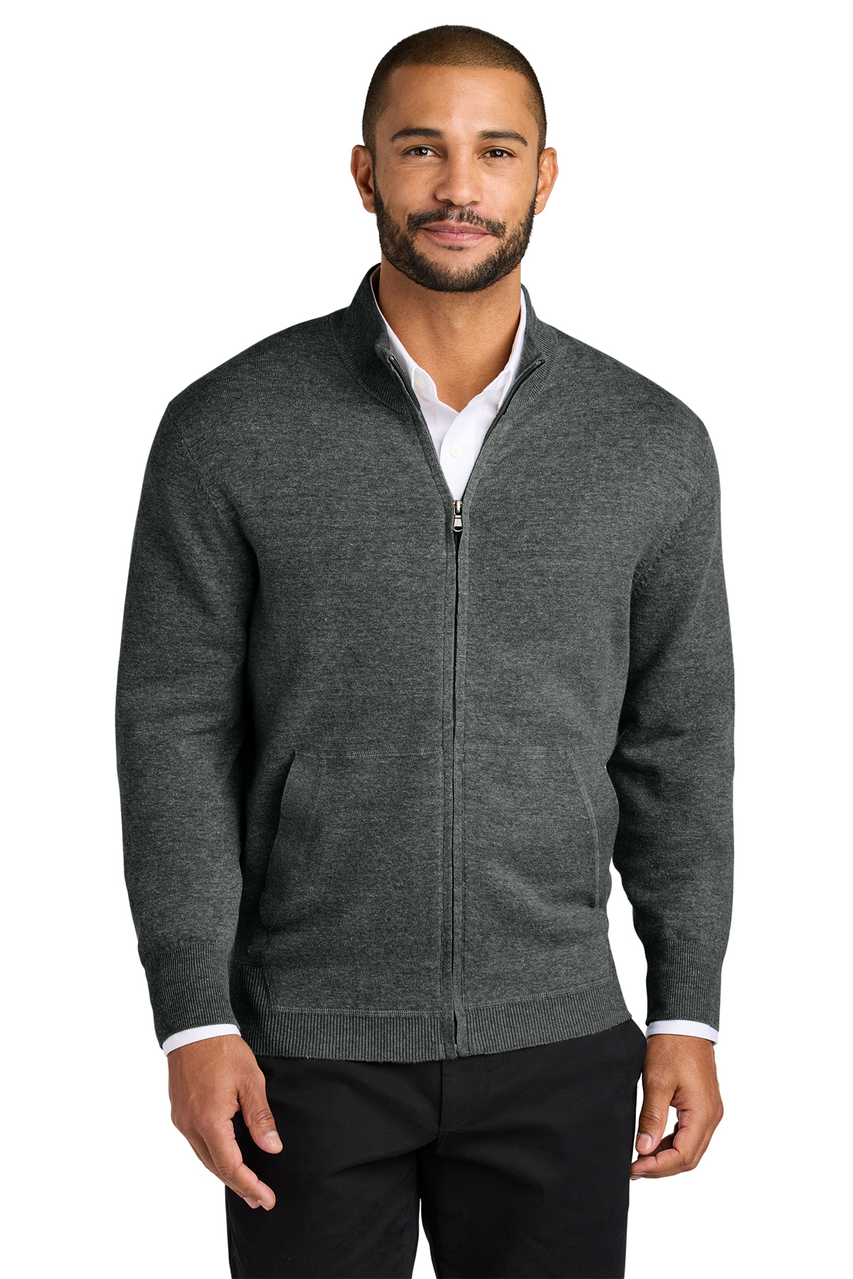 Port AuthorityÂ® Easy Care Full-Zip Sweater