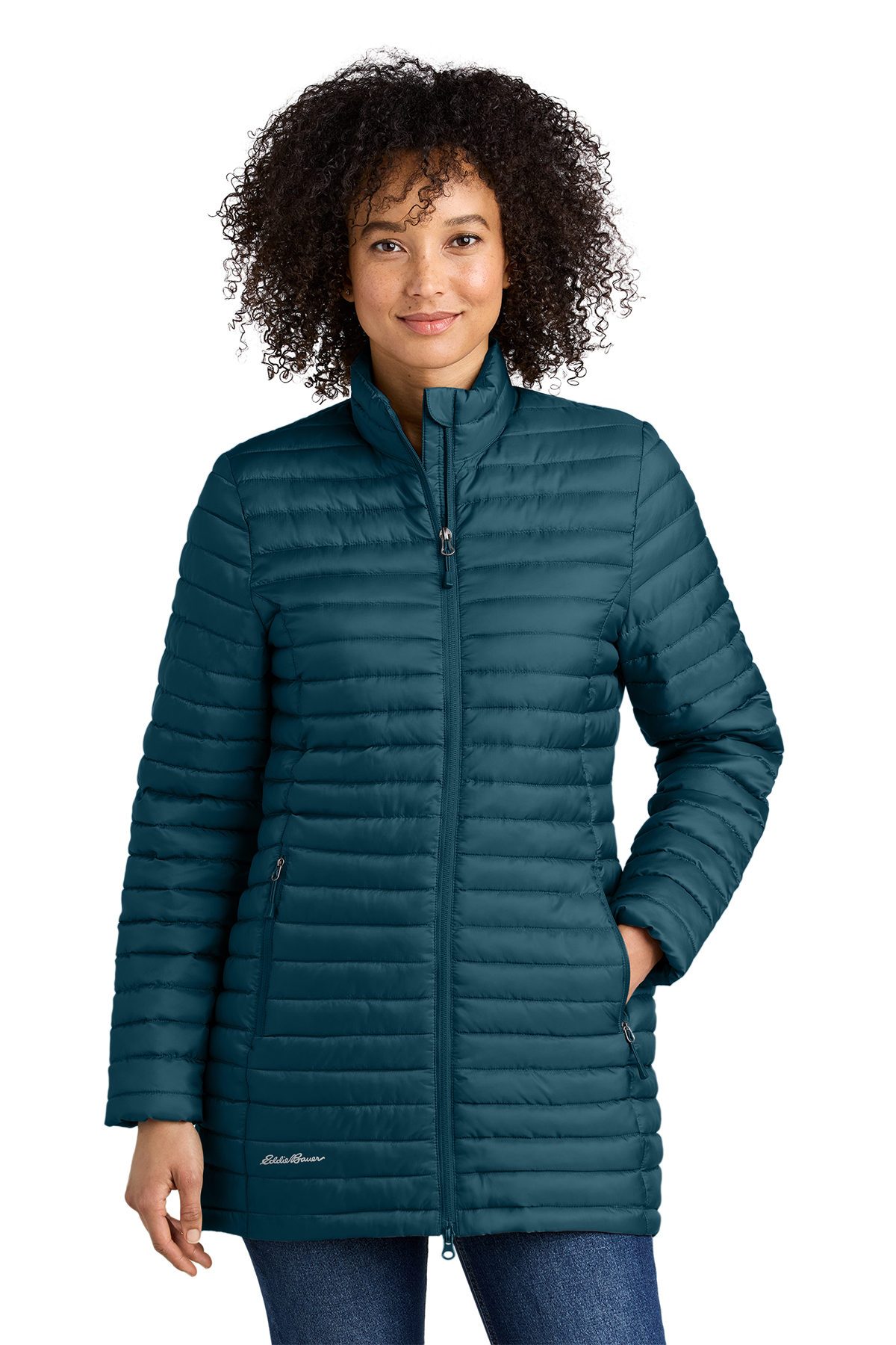 Eddie BauerÂ® Womenâ€™s Packable Quilted Full-Zip