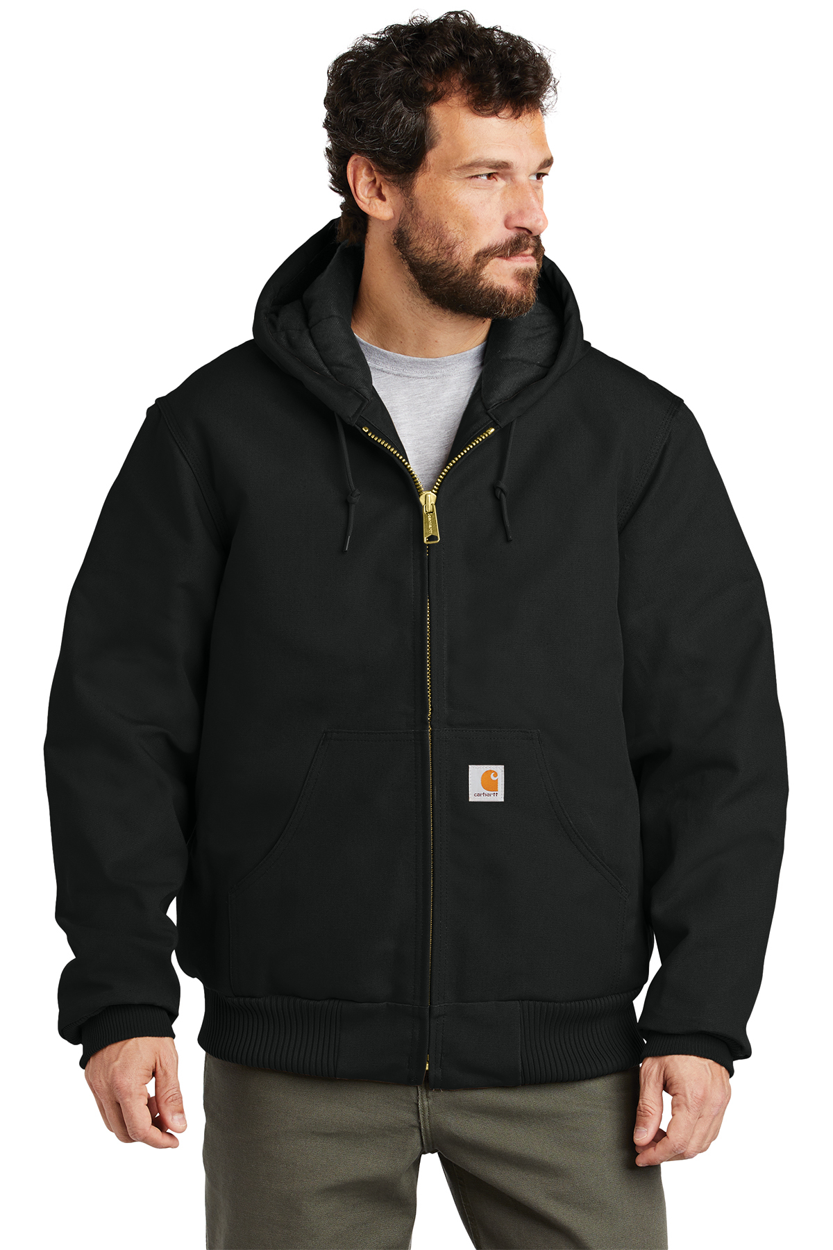 CarharttÂ® Quilted-Flannel-Lined Duck Active Jac