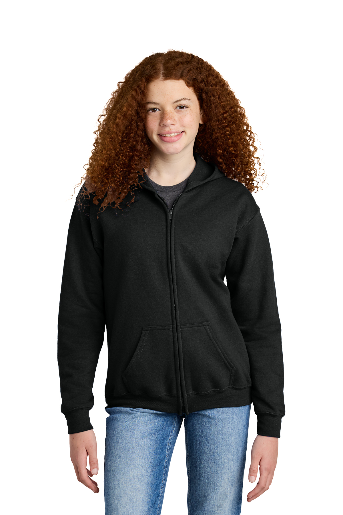 Garfield Middle School Youth Core Fleece Full-Zip Hooded Sweatshirt