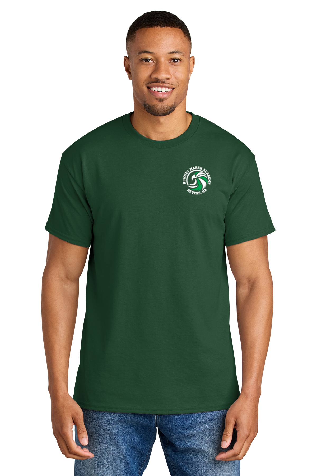 Rumney Marsh Academy Adult DryBlend® 50 Cotton/50 Poly T-Shirt /Staff/Parents Only