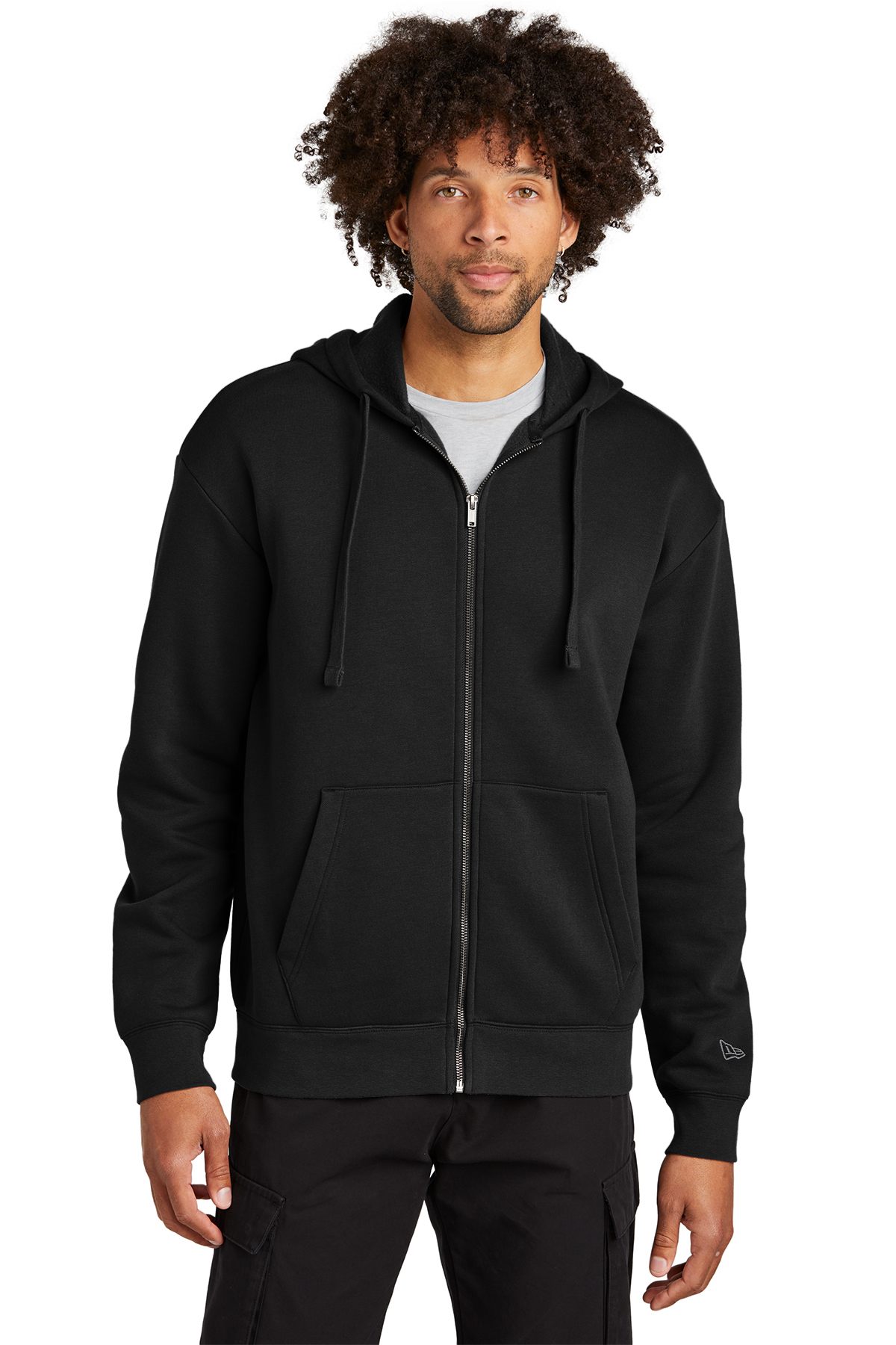 Size Chart for New Era NEA511 Mens Full Zip Hoodie 