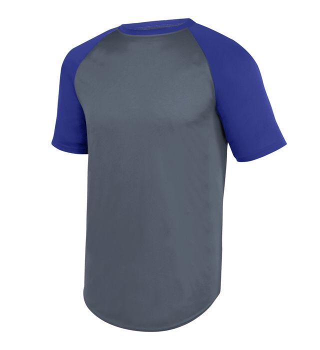 WICKING SHORT SLEEVE BASEBALL JERSEY