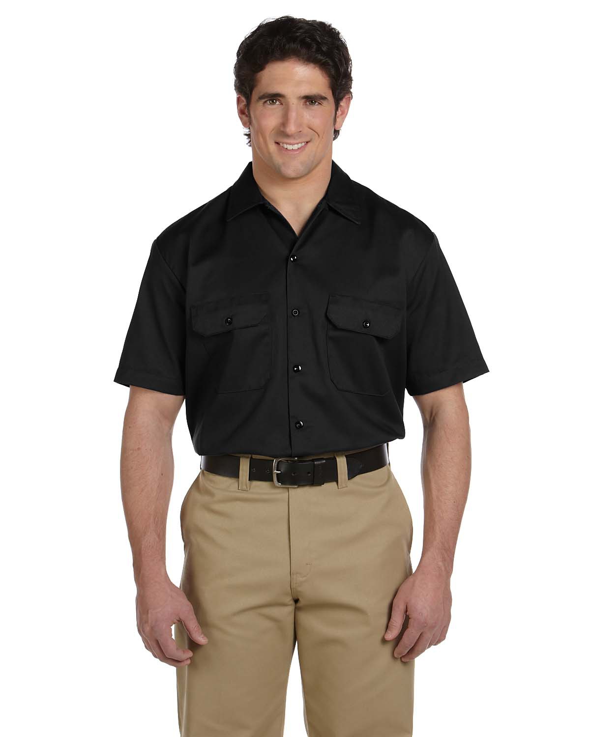 1574 Plus Dickies Men\'s 5.25 oz./yd² Short-Sleeve Work Shirt