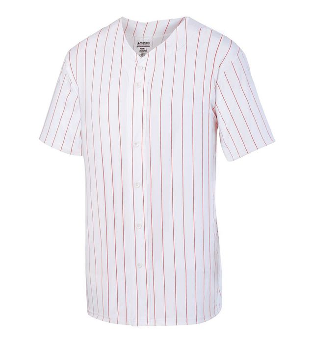 YOUTH PINSTRIPE FULL-BUTTON JERSEY