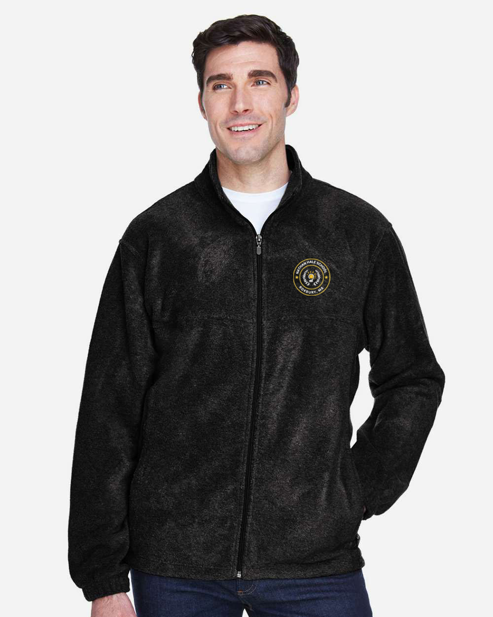 Nathan Hale School (Roxbury) Men\'s Full-Zip Fleece