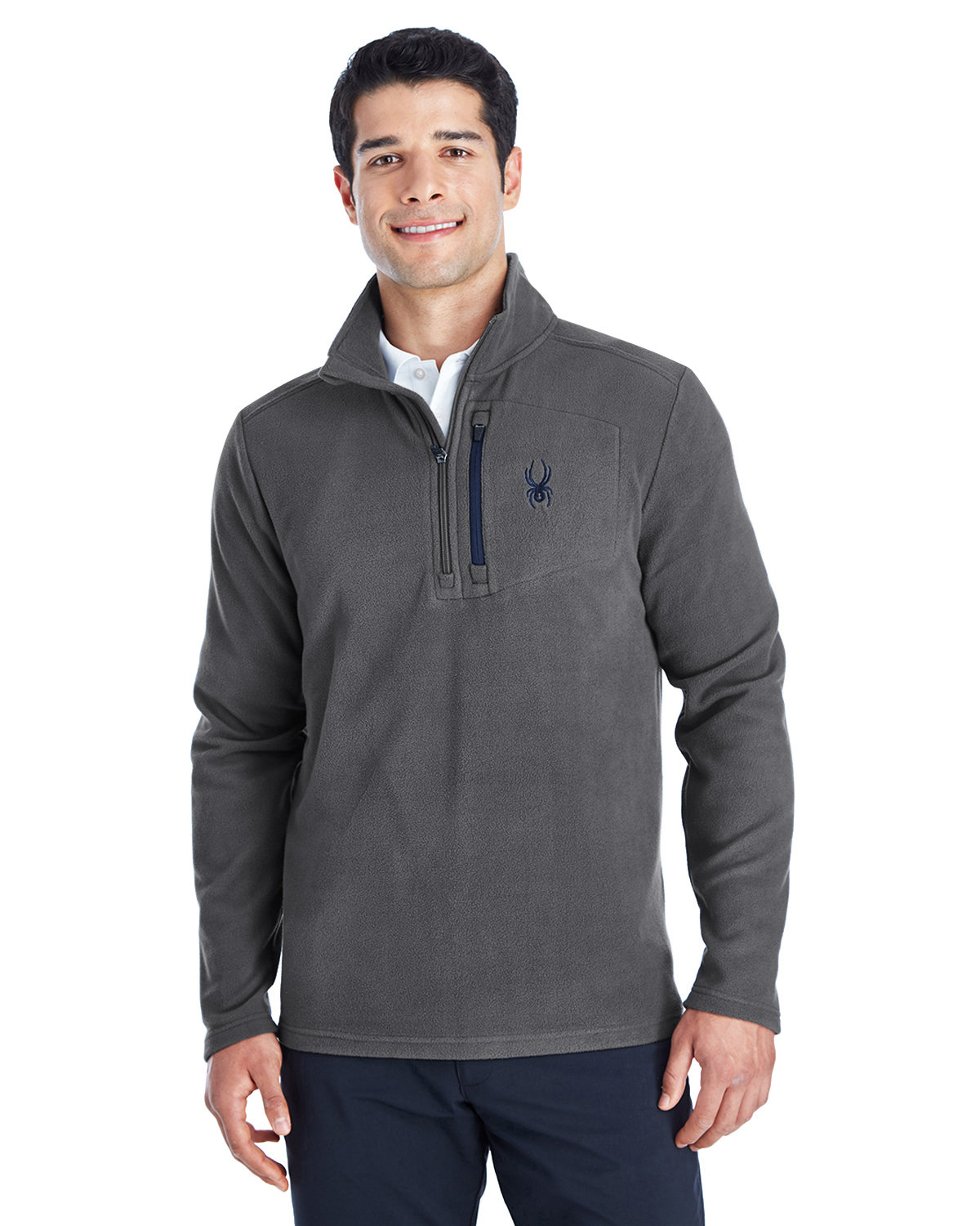 Men's 1/4 Zip Cozy Fleece Pullover Adaptive Clothing for Seniors, Disabled  & Elderly Care