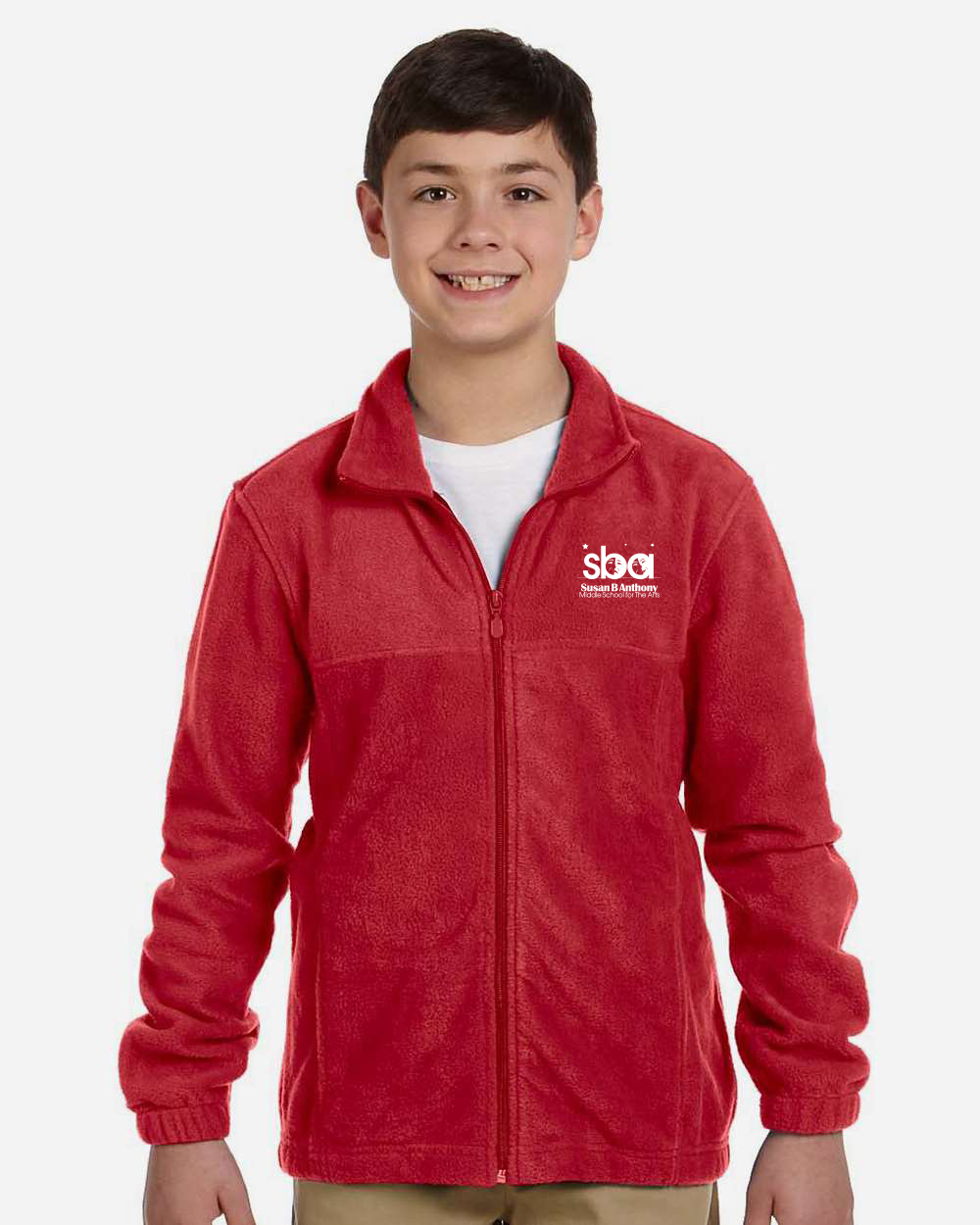 Susan B. Anthony Middle School Youth Full-Zip Fleece