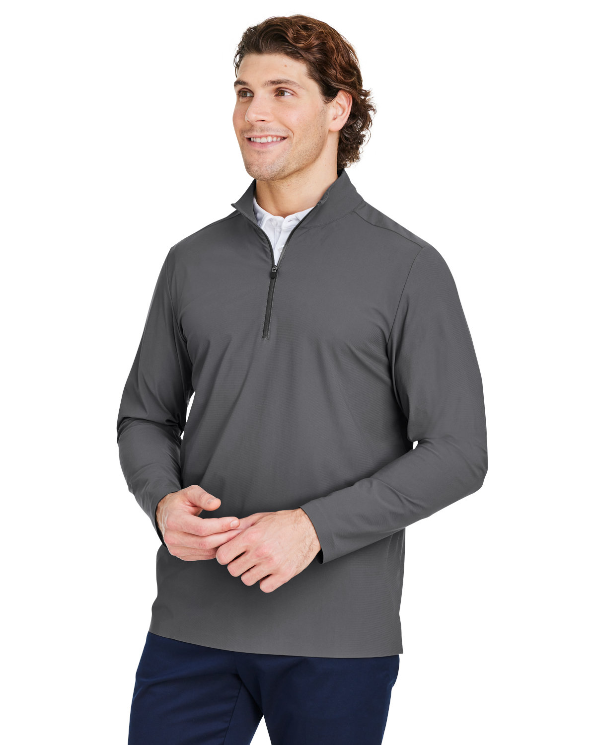 Devon & Jones CrownLux PerformanceÂ® Men\'s Windsor Welded Quarter-Zip