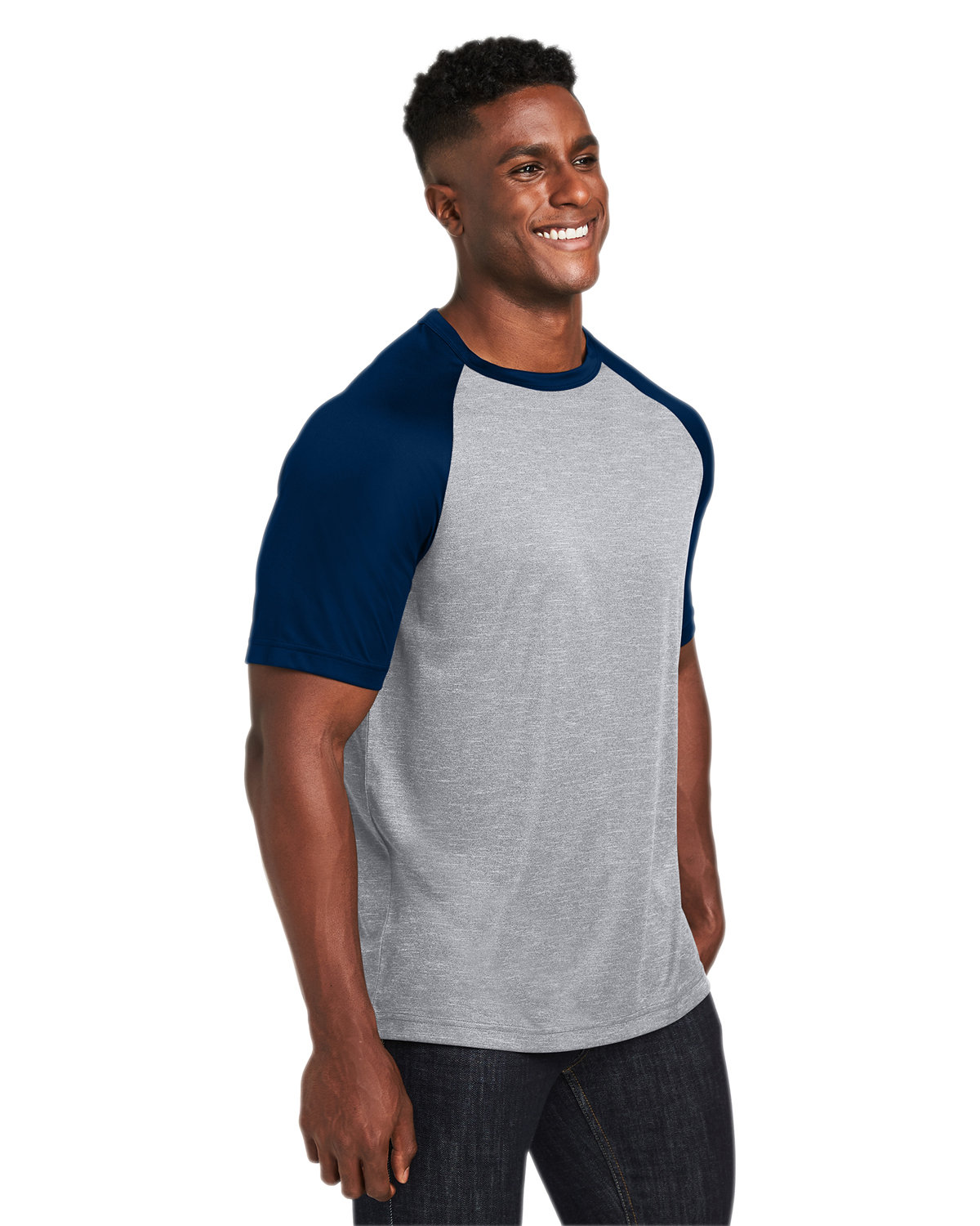 Team 365 Unisex Zone Colorblock Raglan T-Shirt