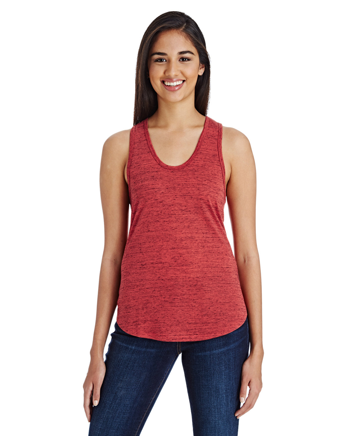 [AB] Threadfast Apparel Ladies' Blizzard Jersey Racer Tank