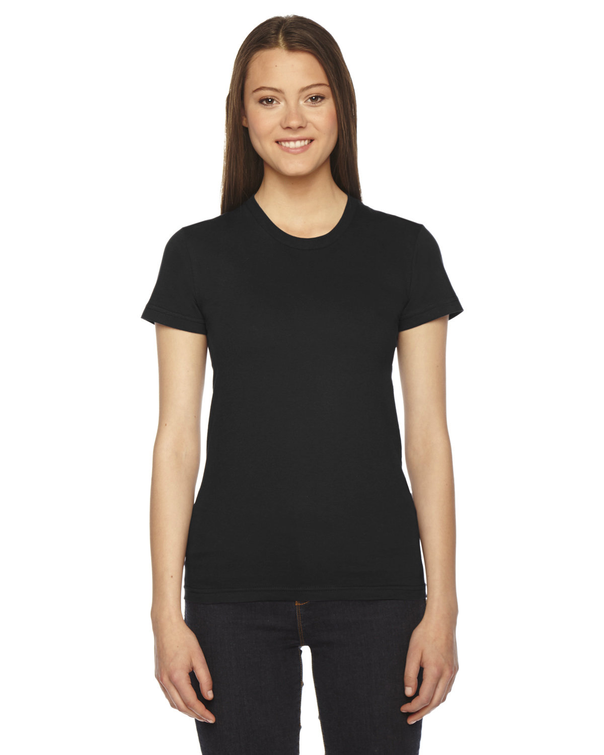 [AB] American Apparel Ladies' Fine Jersey Short-Sleeve T-Shirt