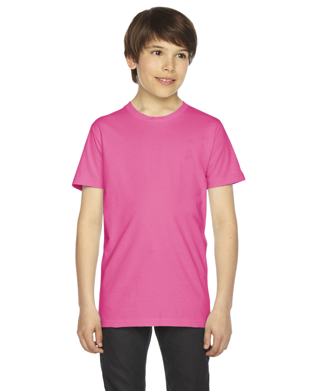 2201W American Apparel Youth Fine Jersey Short-Sleeve T-Shirt