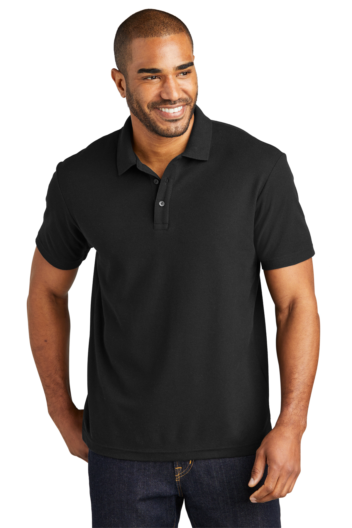 Promotional Super Hot New Design Jerzees Men's Short Sleeve Rib Knit Two-Button  Placket Sport Polo Shirt. 437M 