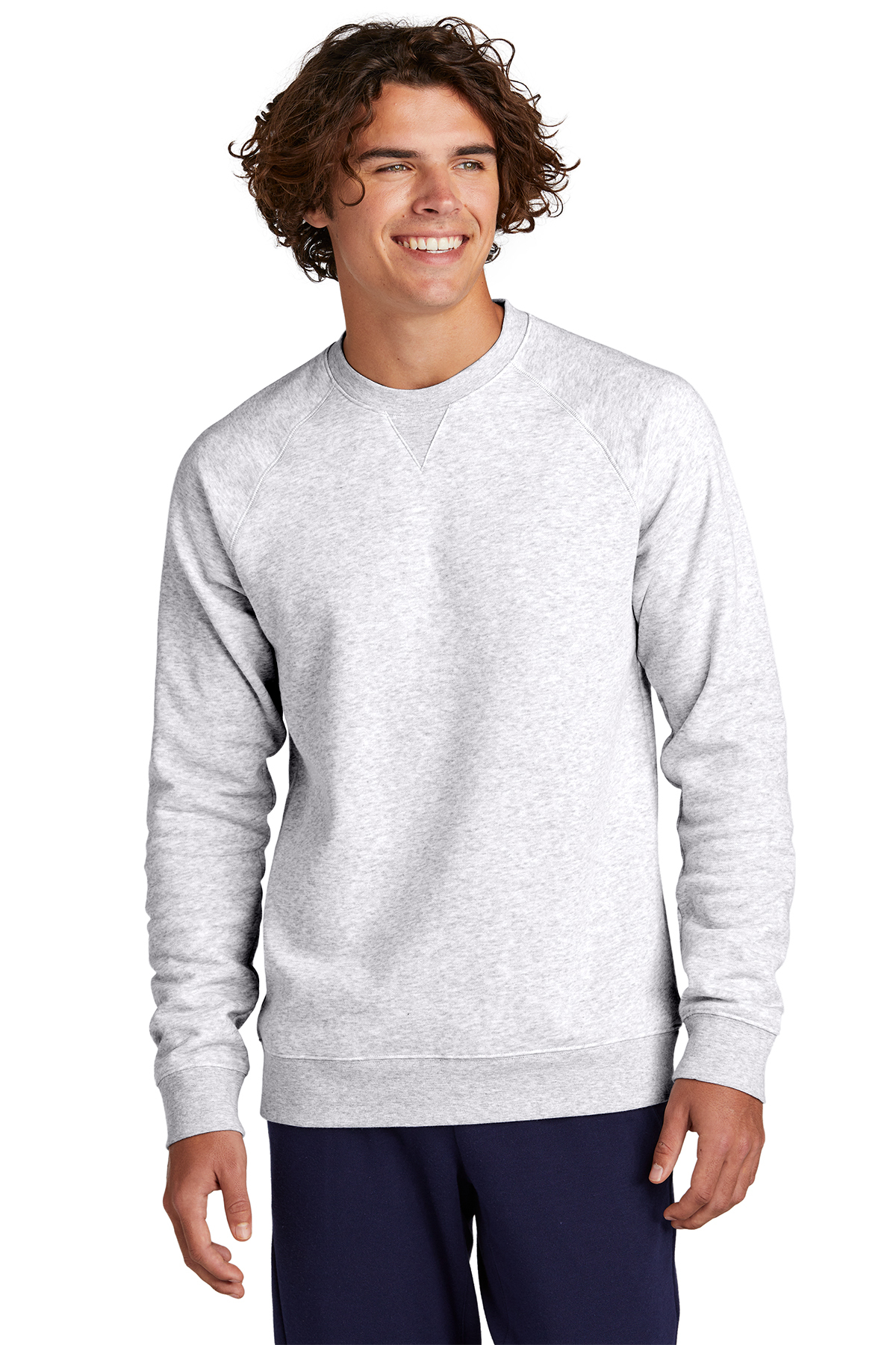 American apparel 5454w unisex shop california fleece raglan sweatshirt