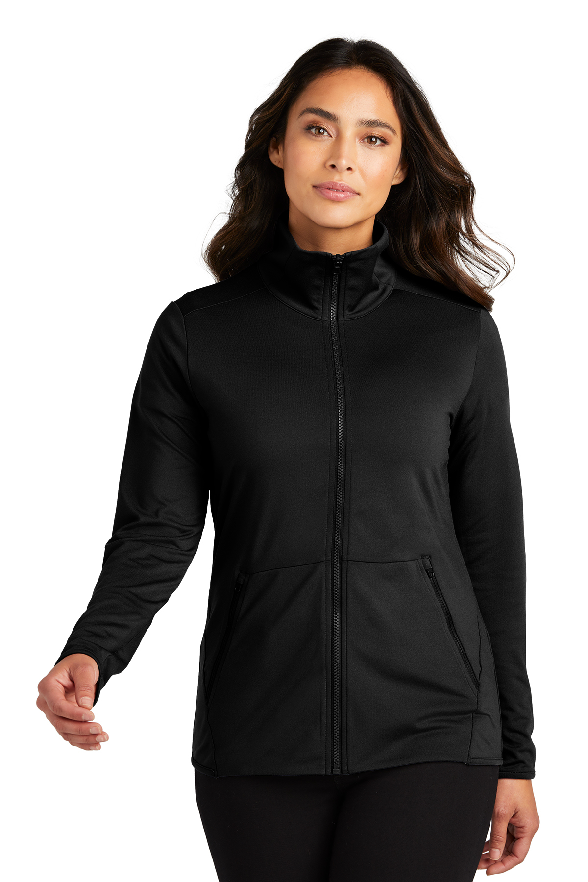 Port Authority® Ladies Accord Stretch Fleece Full-Zip