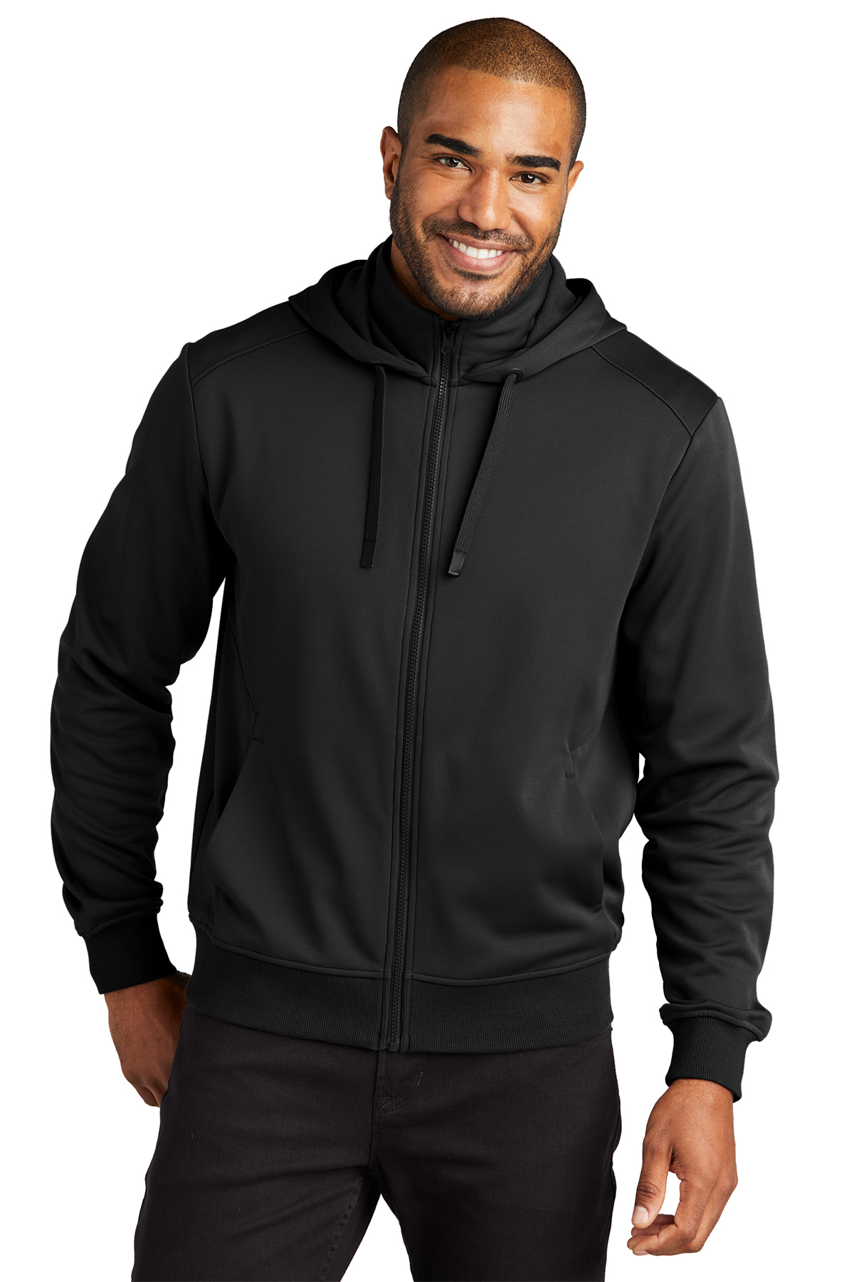 Storm Grey Zip/Snap Fleece™ Jacket - Puphazit