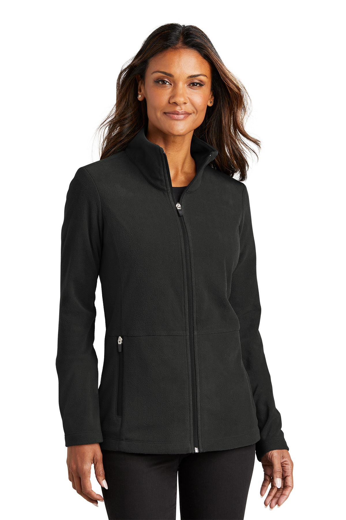 Port Authority Ladies Diamond Heather Fleece Full-Zip Jacket