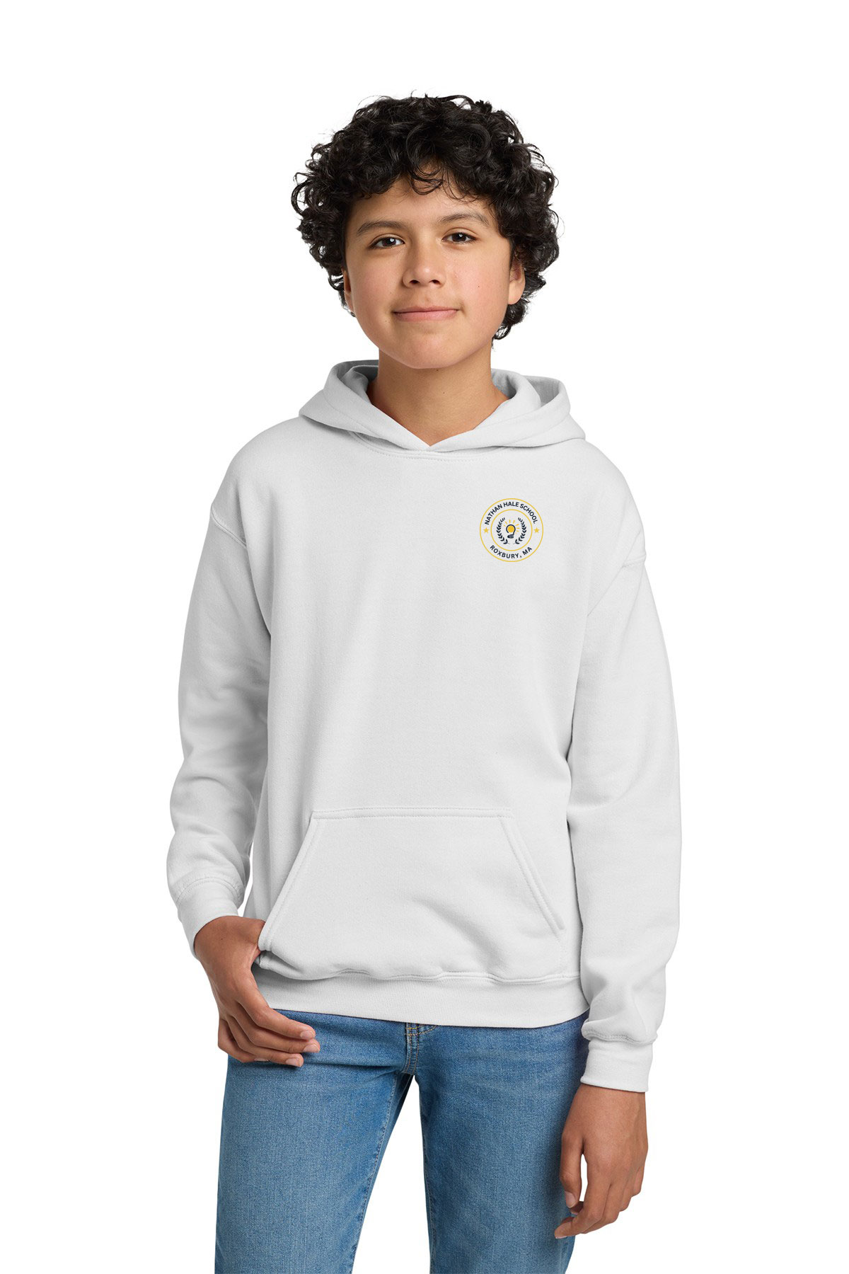 Nathan Hale School (Roxbury) Youth Heavy Blend™ Hooded Sweatshirt