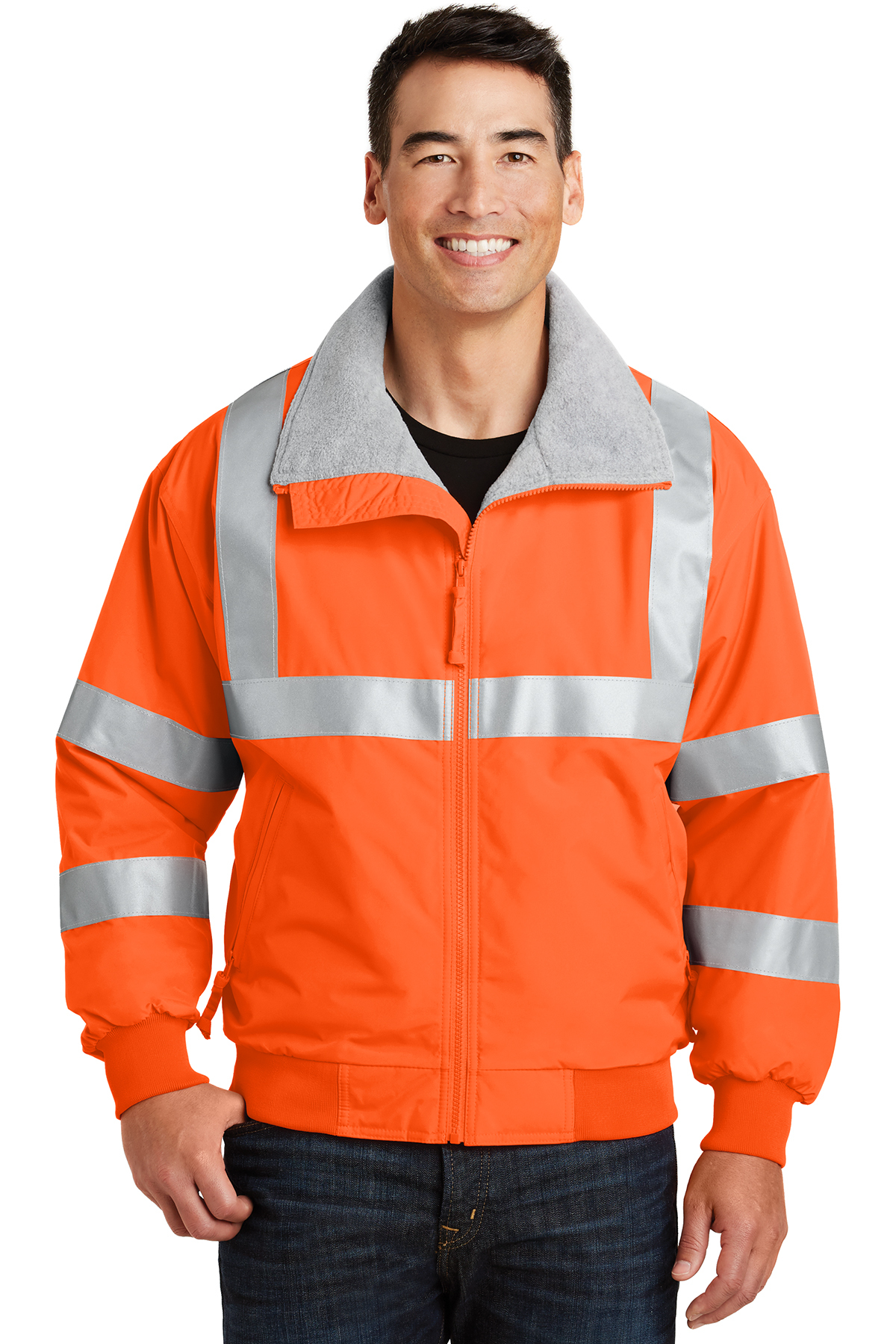 SRJ754 Port AuthorityÂ® Enhanced Visibility Challengerâ„¢ Jacket with Reflective Taping