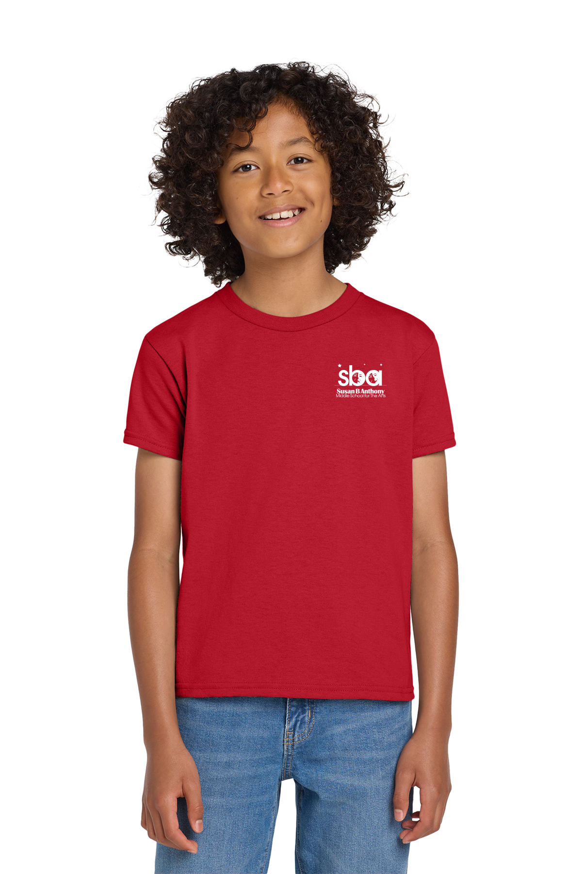 Susan B. Anthony Middle School Youth DryBlend® 50 Cotton/50 Poly T-Shirt /Staff/Parents Only