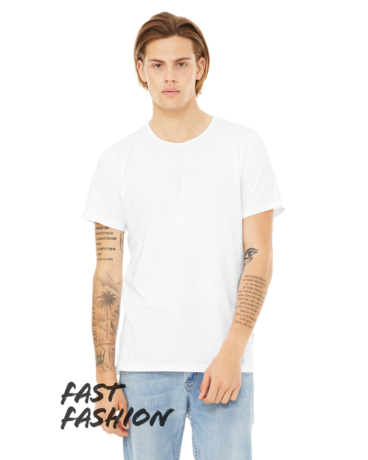 Bella + Canvas Fast Fashion Men\'s Split Hem T-Shirt