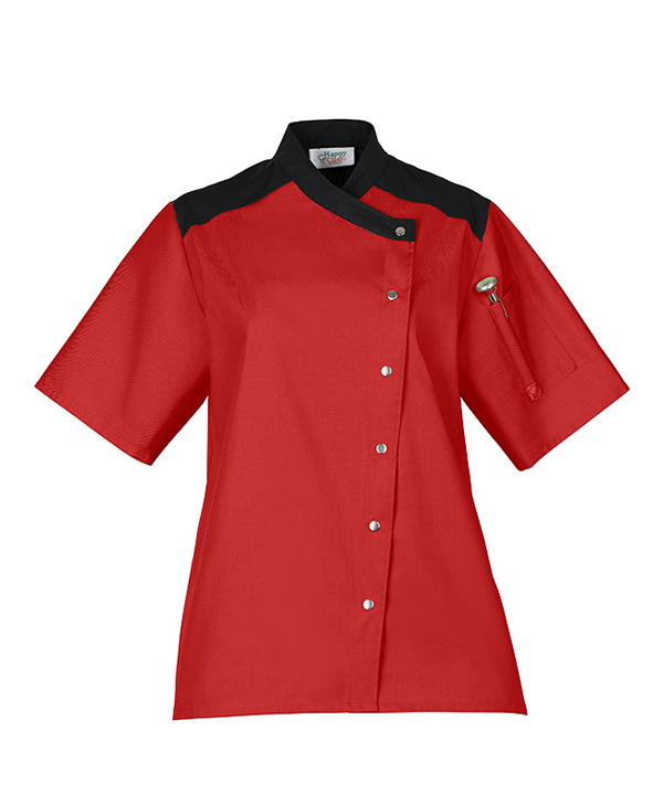 317 Women's Snap Lightweight Chef Coat