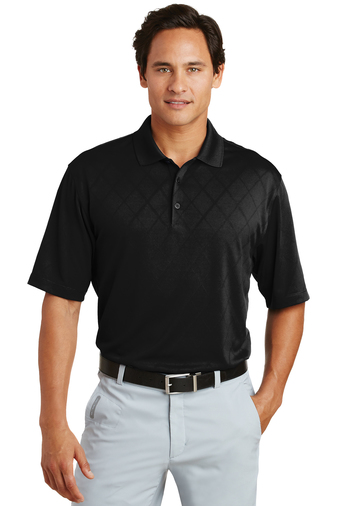 349899 Nike Dri-FIT Cross-Over Texture Polo