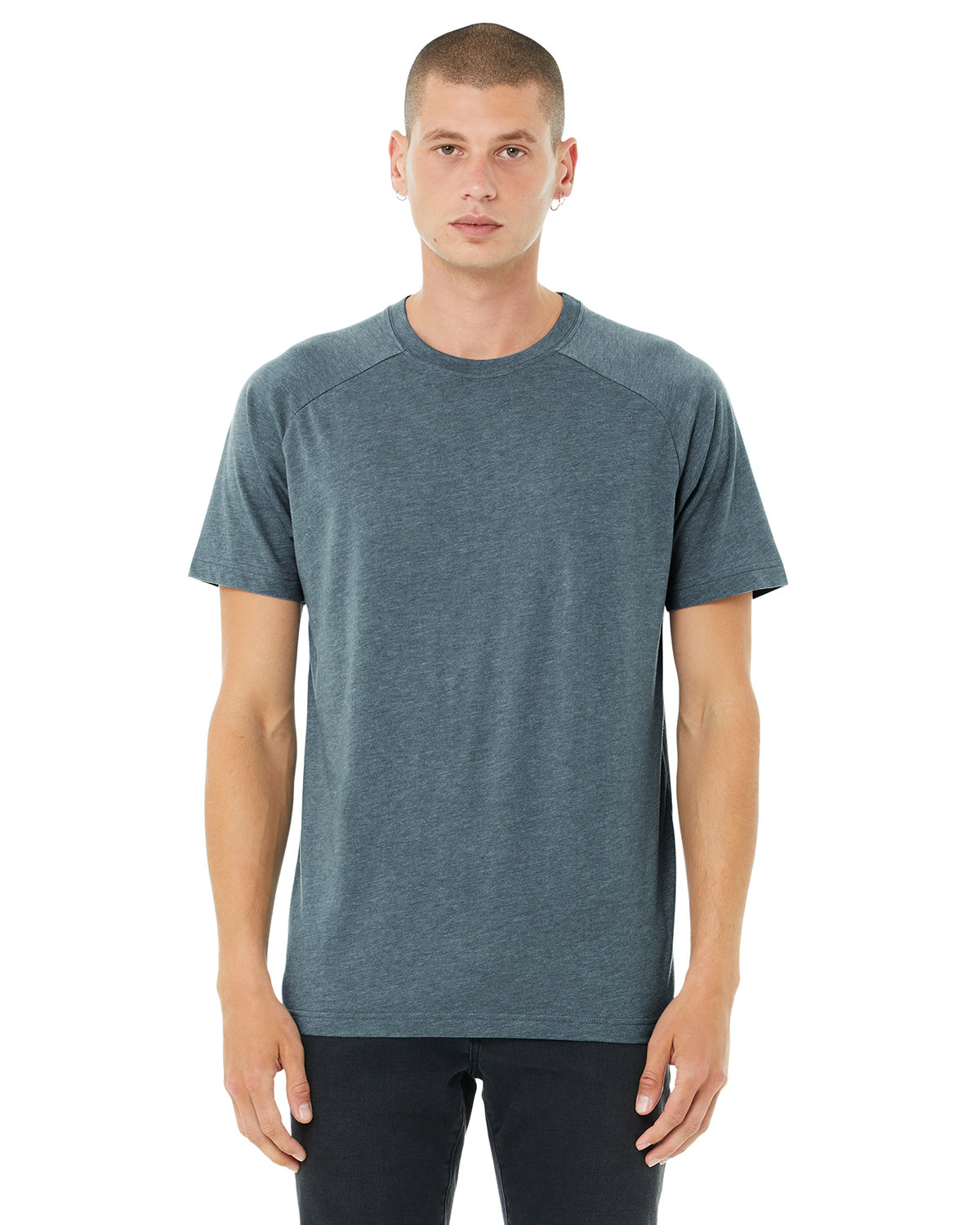 [AB] Bella + Canvas Men's Heather CVC Raglan T-Shirt