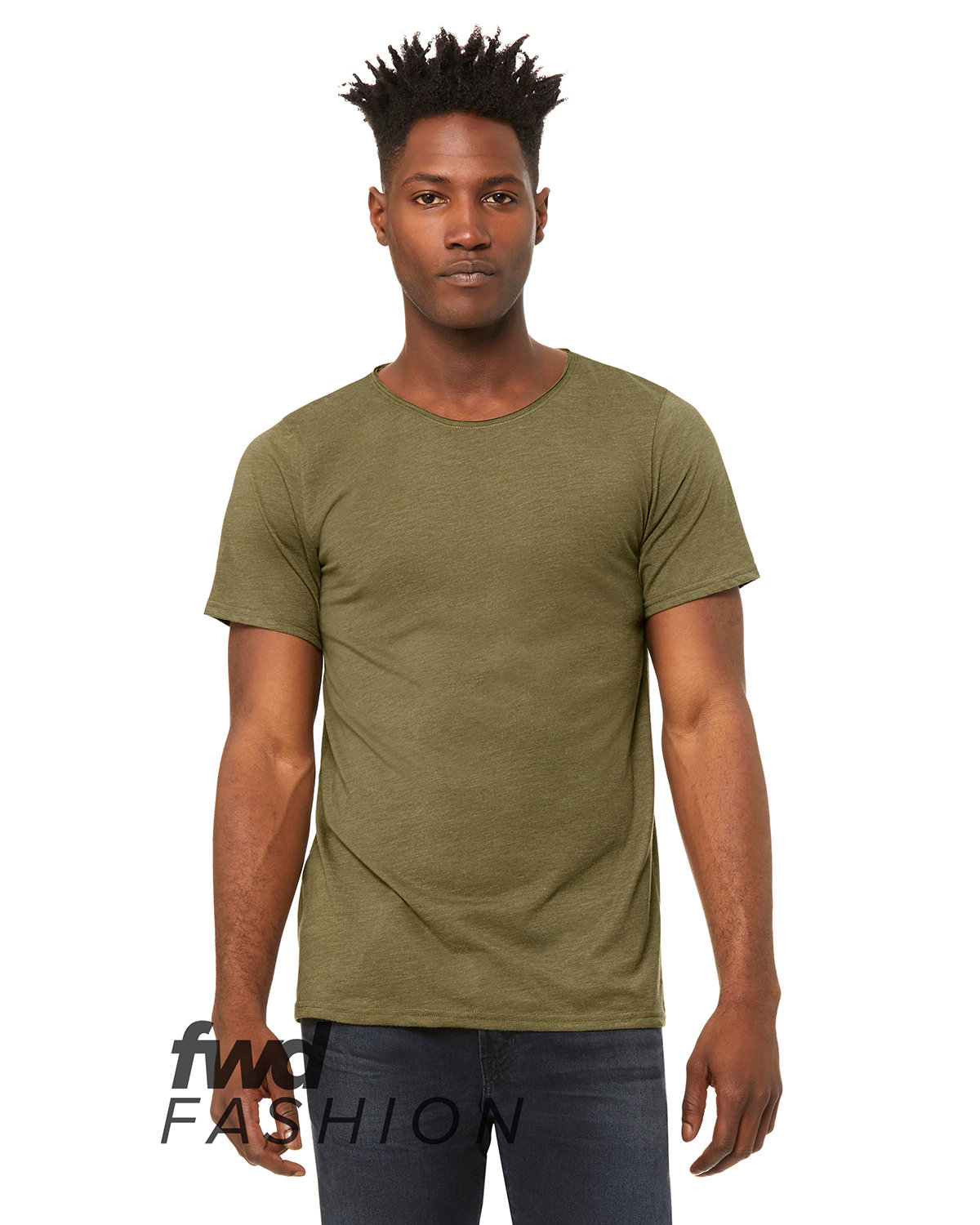 [AB] Bella + Canvas FWD Fashion Unisex Triblend Raw Neck T-Shirt