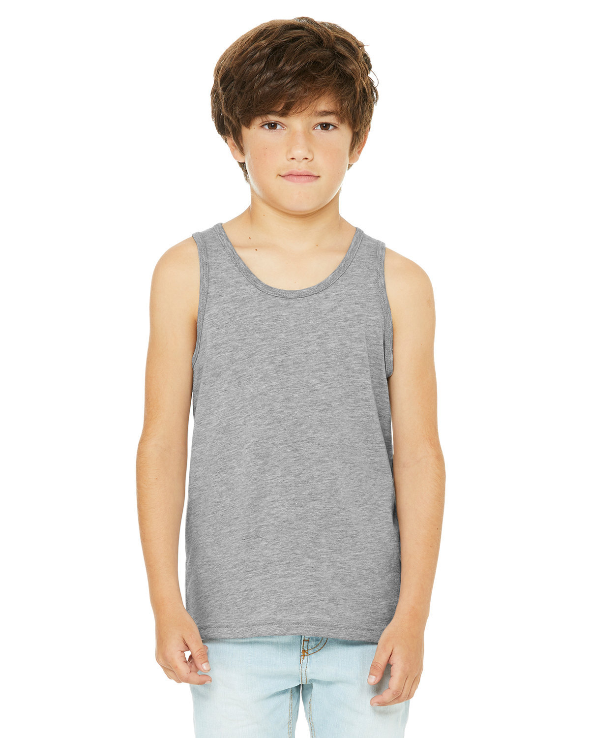 [AB] Bella + Canvas Youth Heather CVC Tank