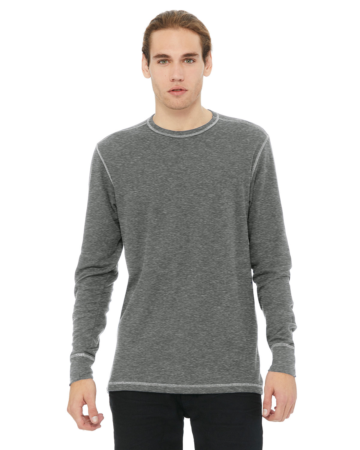 [AB] Bella + Canvas Men's Thermal Long-Sleeve T-Shirt