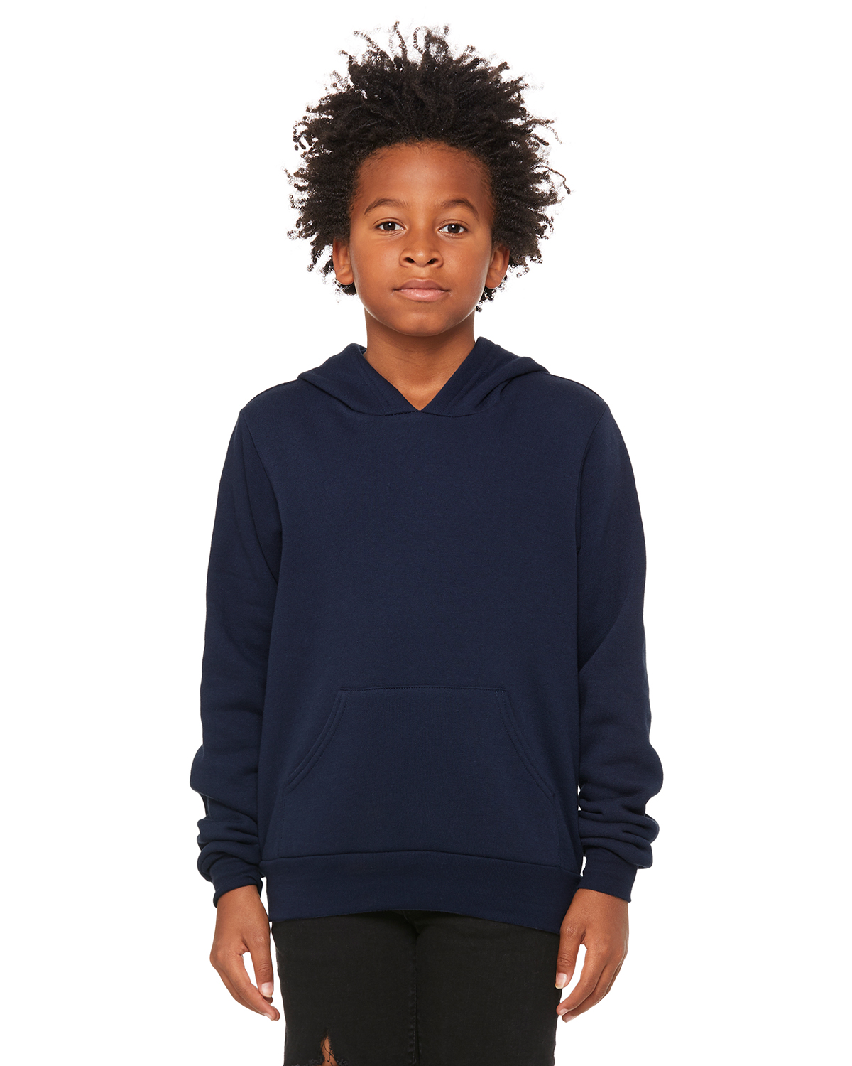 Bella + Canvas Youth Sponge Fleece Pullover Hooded Sweatshirt