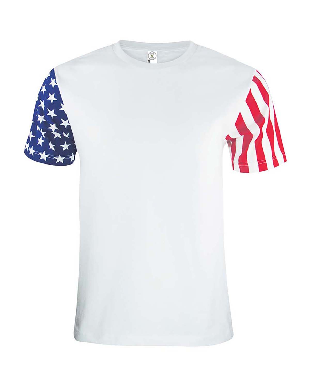 [AB] Code Five Men's Stars & Stripes Patriotic T-Shirt