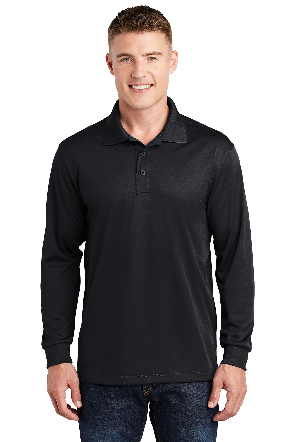 Sport-TekÂ® Long Sleeve Micropique Sport-WickÂ® Polo