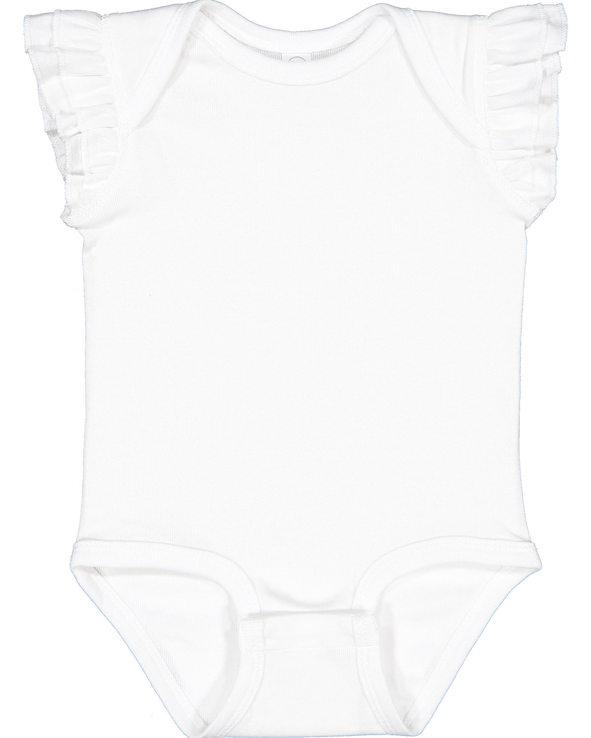 [AB] Rabbit Skins Infant Flutter Sleeve Bodysuit